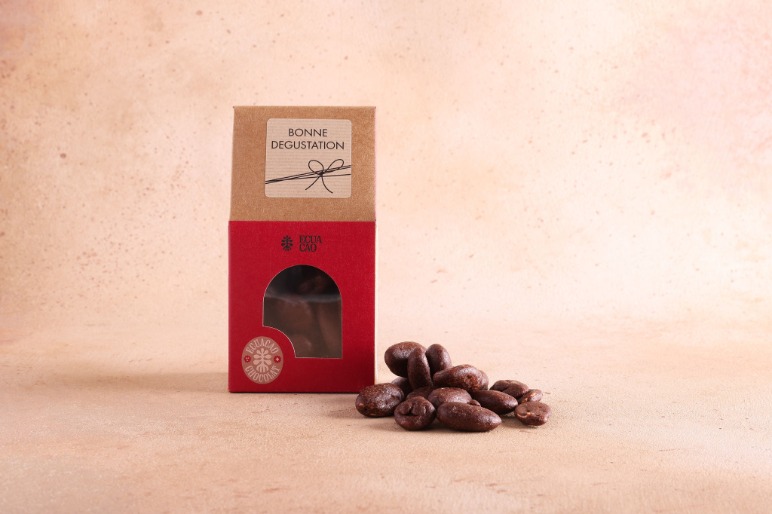 Amandes enrobées de chocolat noir Grand Cru 65%  